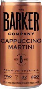 Barker Cappuccino Martini Cocktail Can