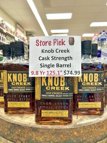 Knob Creek Barrel Proof Single Barrel 125.1 Proof