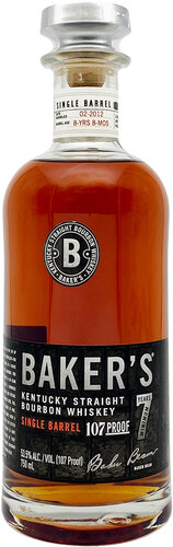 Bakers Single Barrel Bourbon