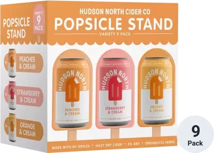 HUDSON NORTH CIDER POPSICLE STAND VARIETY 9 PK CANS
