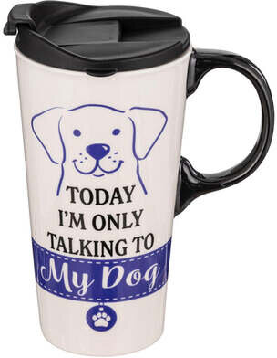 Today I'm Only Talking To My Dog Ceramic Perfect Cup Gift