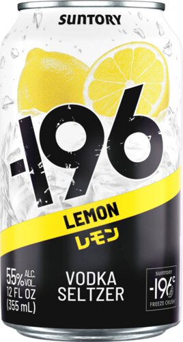 -196 Lemon Vodka Seltzer 6% Can