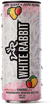 White Rabbit MangoBerry Kratom Seltzer