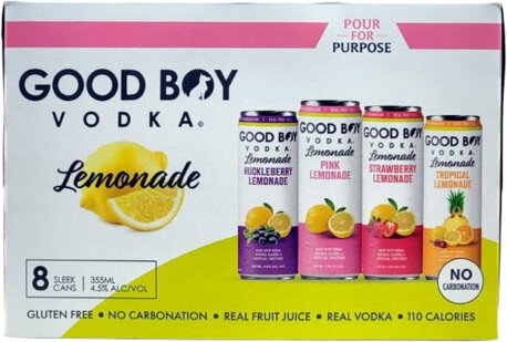 Good Boy Vodka Lemonade Variety Pack
