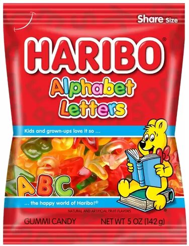 Haribo Alphabet Letters 5Oz Bag