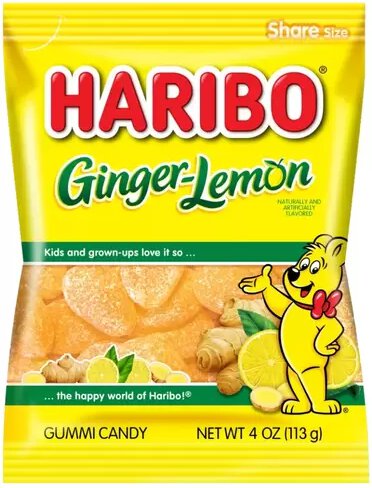 Haribo Ginger Lemon 4Oz Bag