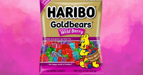 Haribo Goldears Wild Berry 4Oz Bag