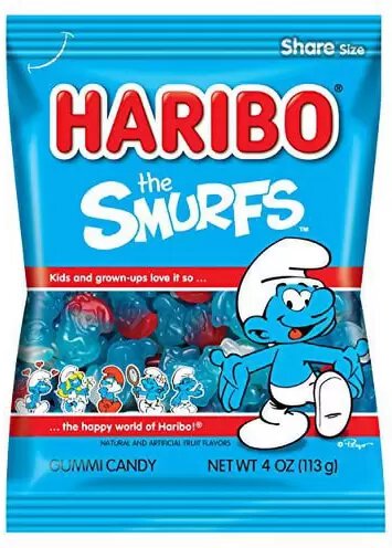 Haribo the Smurfes 4Oz Bag
