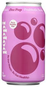 Poppi Prebiotic Doc Pop Soda 12oz can