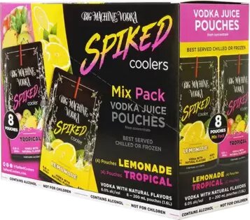 Big Machine Vodka Spiked Cooler Mix Pack 8pk Pouch