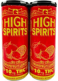 HIGH SPIRITS GRAPEFRUIT LEMON 10MG THC