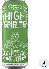 HIGH SPIRITS CHERRY LIMEADE 10MG THC