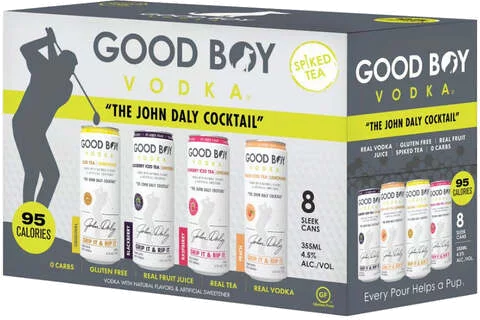 Good Boy Vodka Iced Tea Lemonade Variety Pack