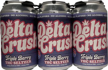 Delta Crush Triple Berry THC Seltzer