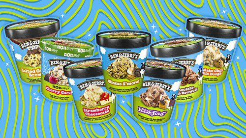 Ben and Jerry's ice cream pint