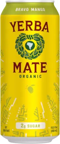 Guayaki Organic Yerba Mate Tea Bravo Mango can 15.5oz