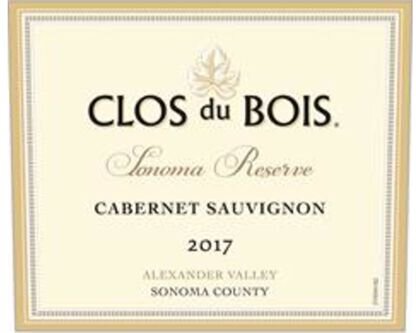 Clos du Bois Sonoma Reserve Cabernet Sauvignon Alexander Valley