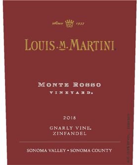 Louis M. Martini Monte Rosso Vineyard Gnarly Vine Zinfandel