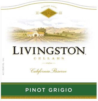 Livingston Cellars Pinot Grigio California Reserve