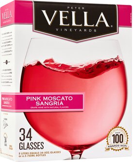 Peter Vella Pink Moscato Sangria
