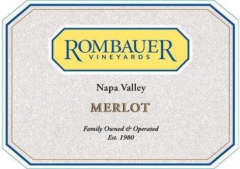 Rombauer Napa Valley Merlot