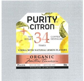 Purity Citron Vodka