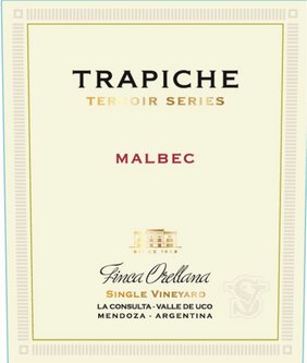 Trapiche Terroir Series Malbec Single Vineyard Finca Orellana