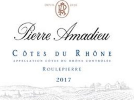 Pierre Amadieu Cotes du Rhone Roulepierre