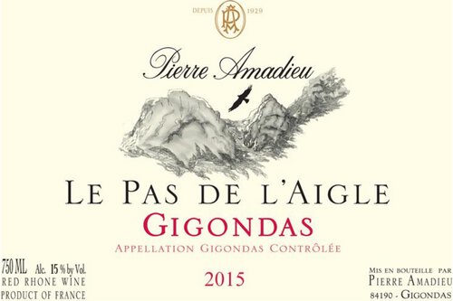Pierre Amadieu Gigondas Le Pas De L'Aigle