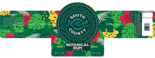 South County Distillers Small Batch Hand-Crafted Botanical Rum
