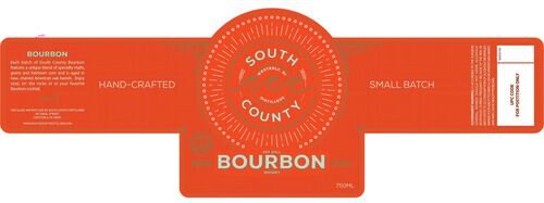 South County Distillers Premium Quality Small Batch Pot Still Bourbon Whiskey