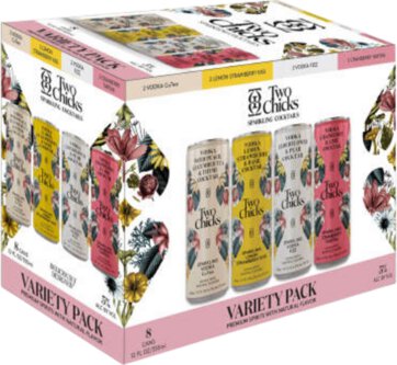 Two Chicks Cocktails Vodka Variety Pack