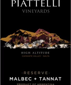 Piattelli Malbec+Tannat Reserve Cafayate