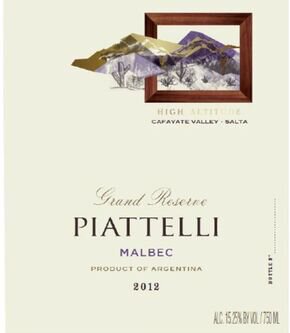 Piattelli Malbec Grand Reserve Cafayate