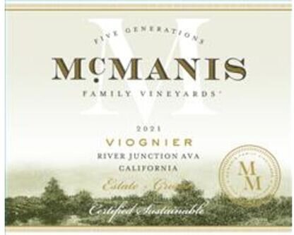 McManis Family Wines Viognier California