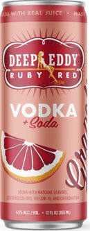 Deep Eddy Ruby Red Vodka + Soda