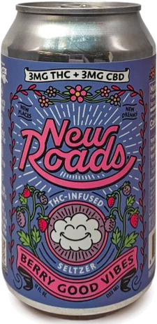 New Roads THC 3MG Berry Good Vibes from Two Roads Brewing