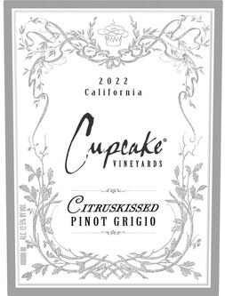Cupcake Vineyards Pinot Grigio Citruskissed California