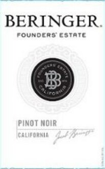 Beringer Vineyards Pinot Noir Founders' Estate California