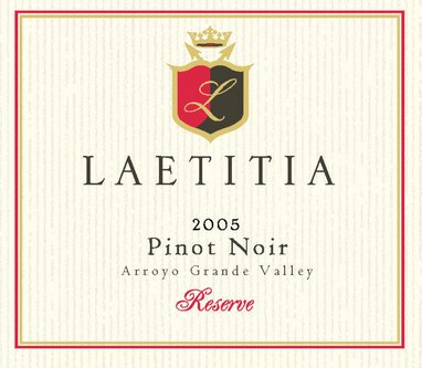 Laetitia Pinot Noir Reserve Arroyo Grande Valley