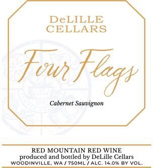 DeLille Cellars Cabernet Sauvignon Four Flags Red Mountain