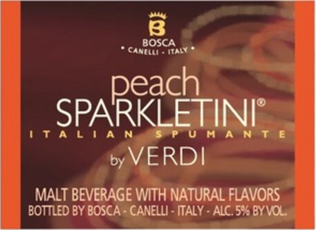 Verdi Spumante Peach Sparkletini