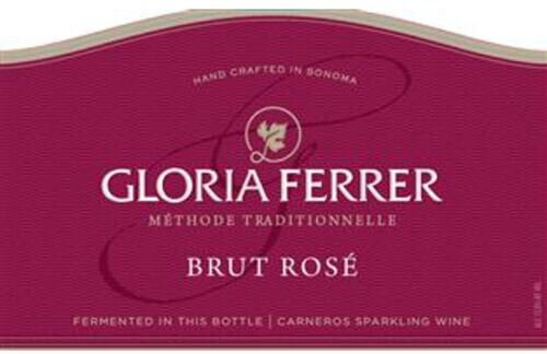 Gloria Ferrer Brut Rose Methode Traditionnelle Carneros