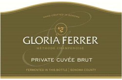 Gloria Ferrer Brut Private Cuvee Methode Champenoise Sonoma County