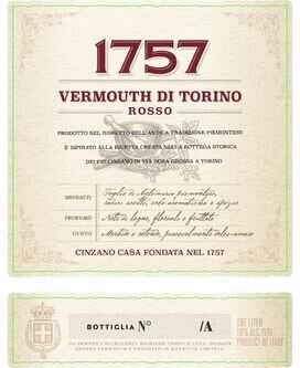 CInzano Vermouth 1757 Vermouth di Torino