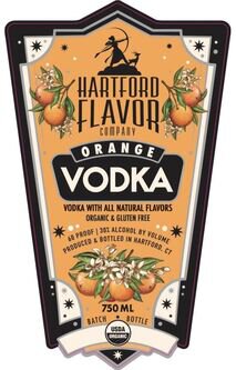 Hartford Flavor Company Orange Vodka 60 Proof