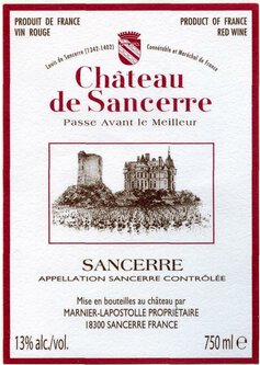 Chateau de Sancerre Sancerre Rouge