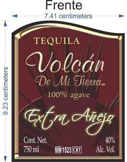 Volcan De Mi Tierra Extra Anejo Tequila 100% de Agave