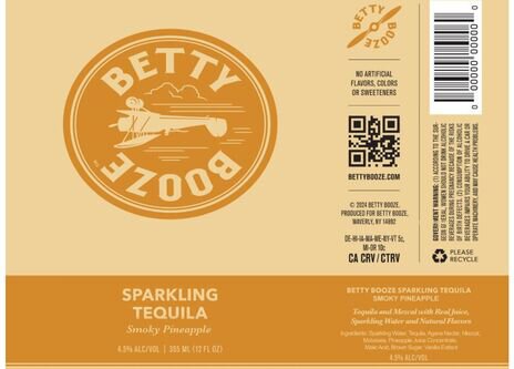 Betty Booze Sparkling Tequila Smoky Pineapple