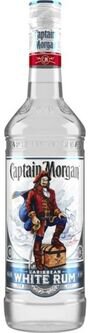 Captain Morgan Caribbean White Rum (with Glass)